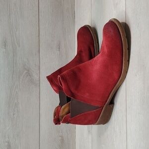 Sofft Womens Comfort Ankle Suede Boots shoes sz 9.5M